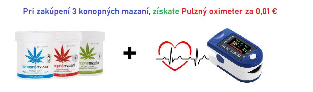 MedicProgress konopné mazanie 3 x 250ml + darček pulzný oximeter