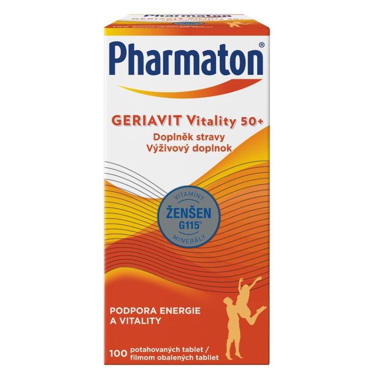 Pharmaton GERIAVIT Vitality 50+ tbl 1x100 ks