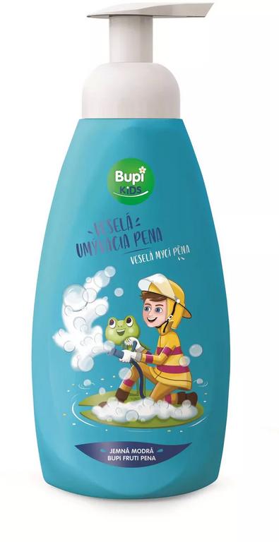 Bupi KIDS Veselá umývacia pena jemná modrá 1x500 ml