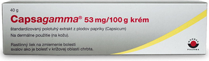 Capsagamma 53 mg/100 g krém crm 1x40 g