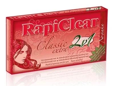 RapiClear Tehotenský test Classic extra 2v1