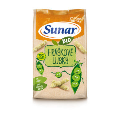 SUNAR BIO Chrumky hráškové struky 45 g
