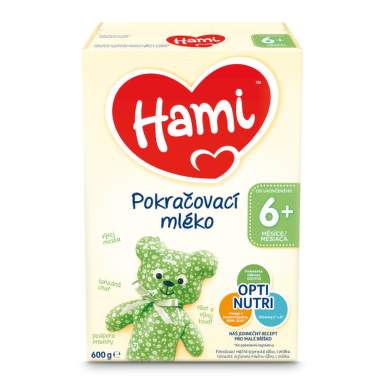 HAMI Následne mlieko od ukončenia 6. mesiaca 600 g