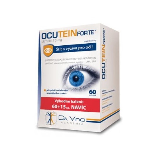 Ocutein Forte Lutein Da Vinci Academia 60+15 kapsúl