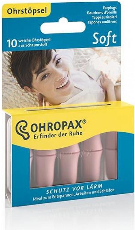OHROPAX SOFT Ušné vložky 10 ks