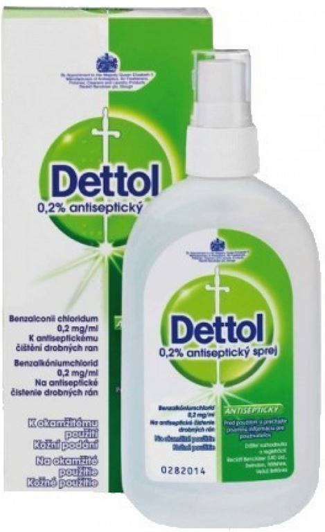 Dettol 0,2% antiseptický sprej aer.deo.1 x 100 ml