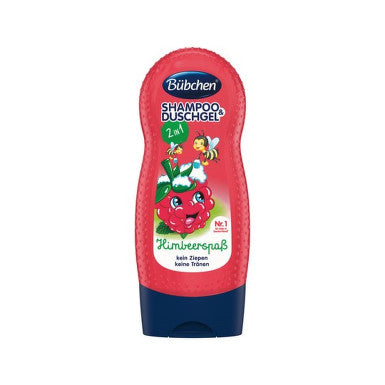 BUBCHEN Kids šampón a sprchový gél 2v1 veselá malina 230 ml