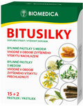 Bitusilky bylinné pastilky s medem 15+2 ks
