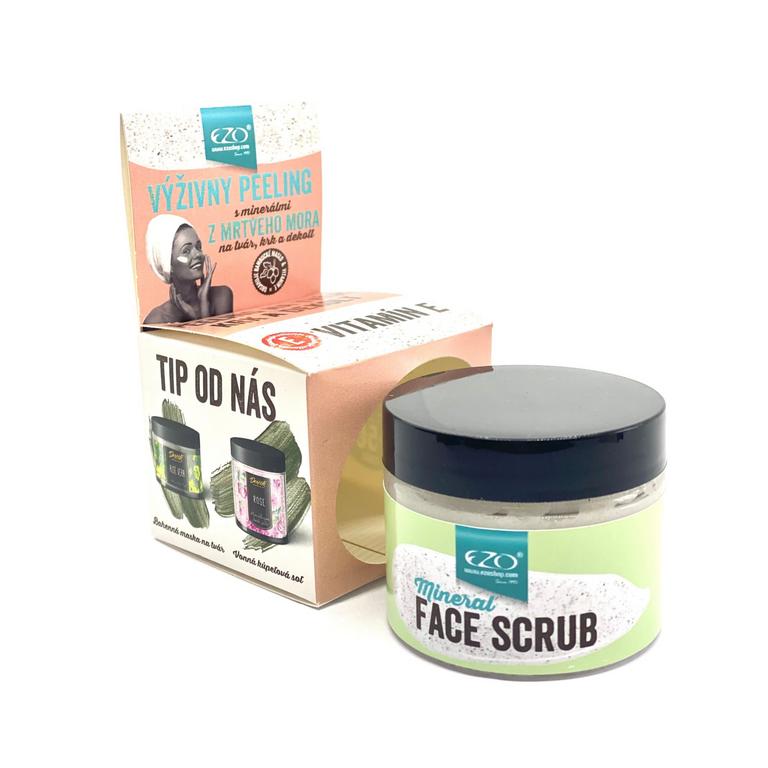 Výživný peeling s minerálmi z Mŕtveho mora na tvár, krk a dekolt 120g