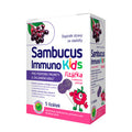 SAMBUCUS Immuno kids lízatka malinová príchuť 5 ks