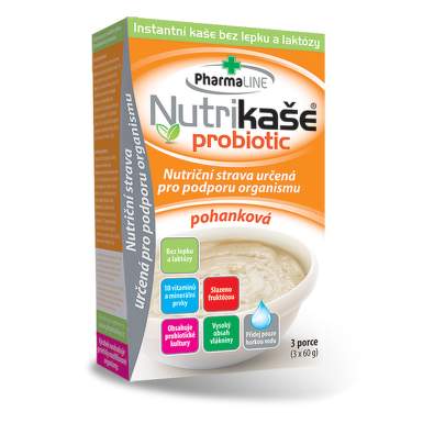 NUTRIKAŠA Probiotic pohanková 3 x 60g