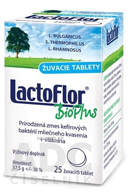 LactoFlor BioPlus žuvacie tabliet mnd 25