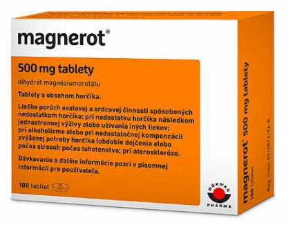 Magnerot tbl.100 x 500 mg
