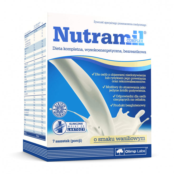NUTRAMIL Complex 7 sáčkov VANILKA