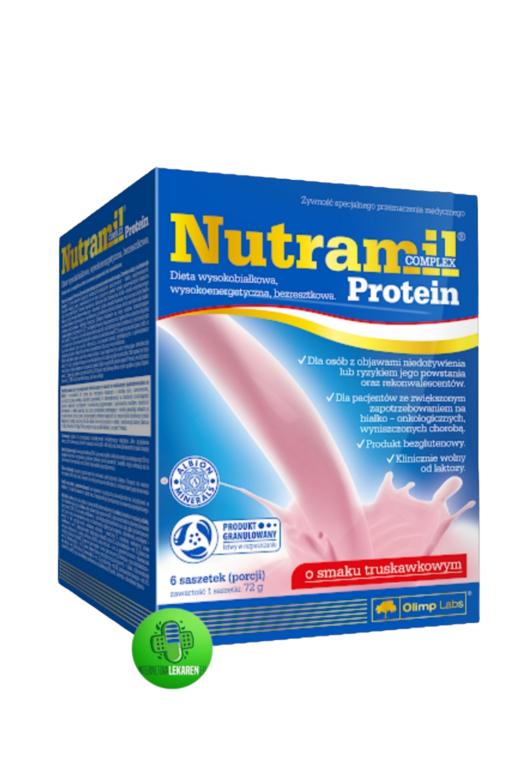 NUTRAMIL Complex PROTEIN 6 sáčkov JAHODA