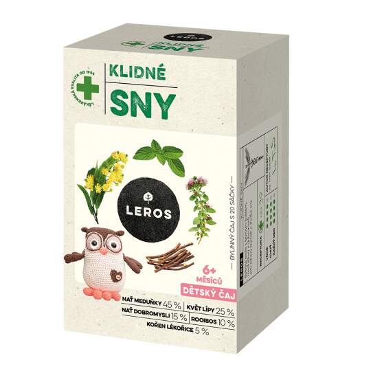 LEROS Baby-detský čaj pokojné sny 20x1,5g