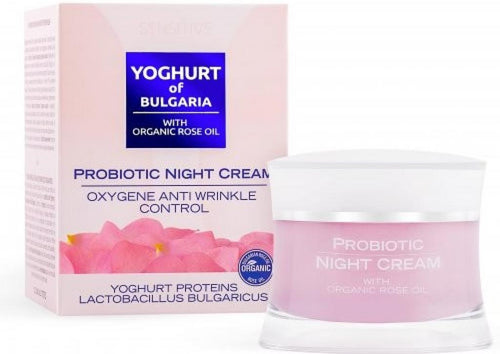Biofresh probiotický nočný krém s kyslíkem růžovým olejem a jogurtovou kulturou 50 ml