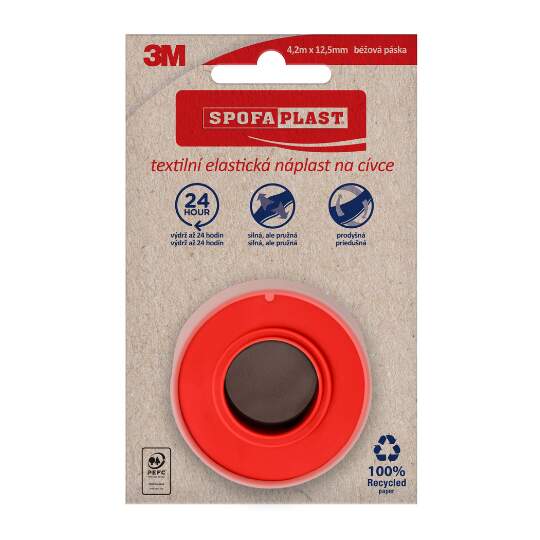 3M Spofaplast 131N Náplast text.elast.4.2 m x 12,5 mm