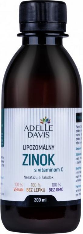 Adelle Davis zinok Lipozomálny 200 ml