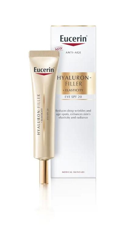 Eucerin Hyaluron-Filler+Elasticity očný krém SPF20 15ml