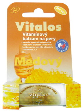VITALOS Balzam na pery med SPF 15 4,5 g