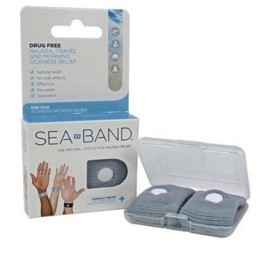 SEA BAND akupresúrne náramky pre dospelých 2 kusov