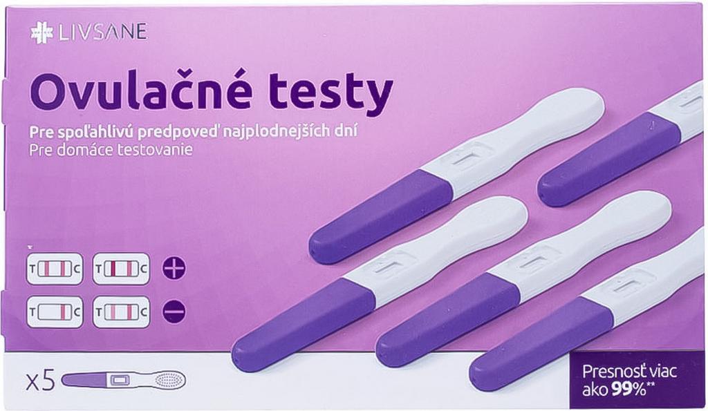 LIVSANE Ovulačný test 5 kusov
