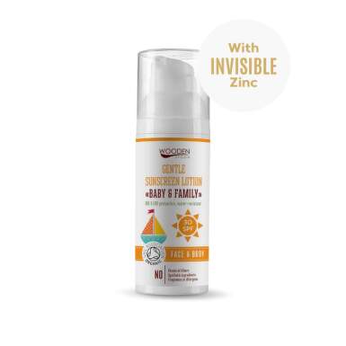 WOODENSPOON Opaľovacie mlieko baby & family SPF 30 50 ml