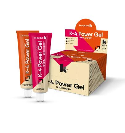 Kompava K4-POWER gel 1050 g pomaranč-limetka