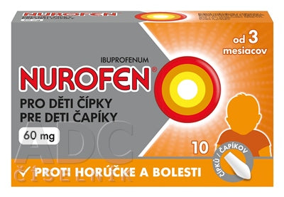 Nurofen pre deti čapíky 60 mg 10ks