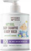WoodenSpoon detský sprchový gél a šampón na vlasy 2v1 s bylinkami 300 ml