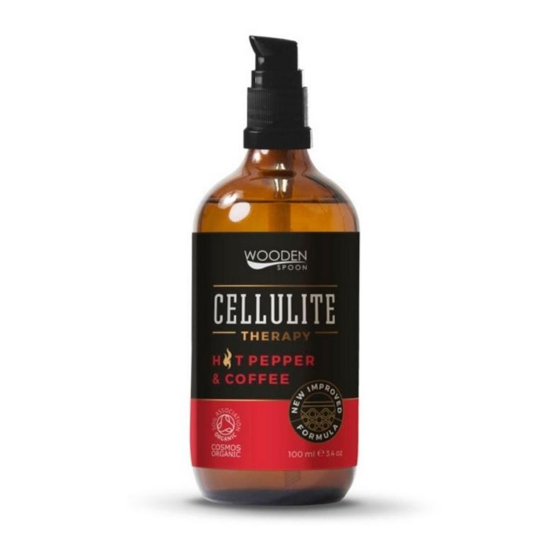 WoodenSpoon olej proti celulitíde s čiernym korením a kávovým extraktom 100 ml