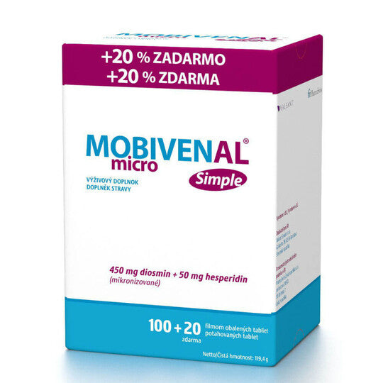 Mobivenal micro Simple 100+20tbl ZDARMA