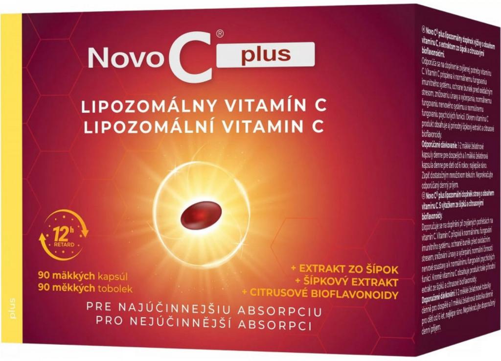 NOVO C plus lipozomálny vitamín C 90 kapsúl