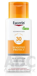 Eucerin SUN Extra ľahké telové mlieko SENSITIVE PROTECT SPF 30, 150 ml