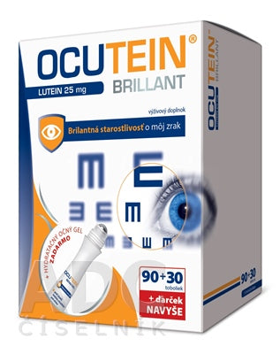 Da Vinci Ocutein Brillant Luteín 25 mg 120 kapsúl + Darček