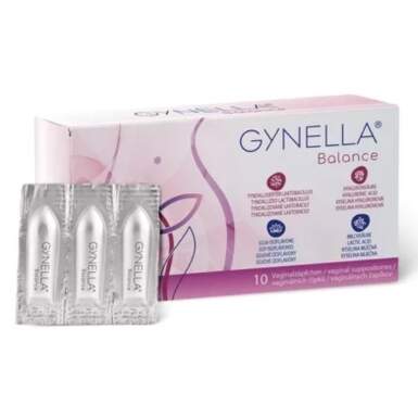 GYNELLA Balance vaginálne čapíky 10 ks