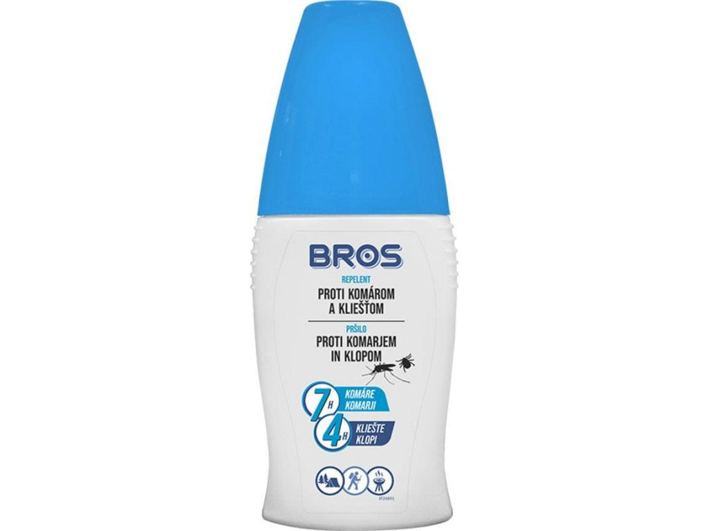 BROS repelent proti komárom a kliešťom 1x100 ml