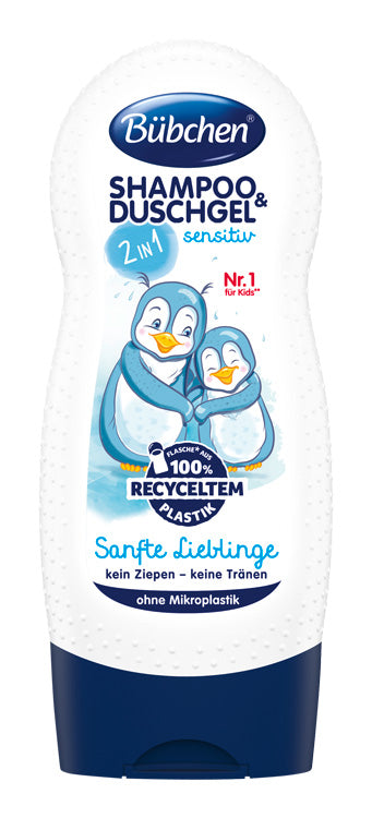 BUBCHEN Kids šampón a sprchový gél 2v1 jemný miláčik 230 ml