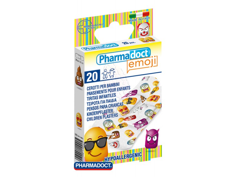 Pharmadoct Emoticon detská náplasť 20ks