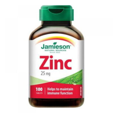 JAMIESON Zinok 25 mg 100 tabliet