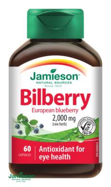 JAMIESON Čučoriedky 2000 mg 60 kapsúl