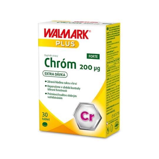 Walmark Chróm Forte 200 µg 30 tabliet