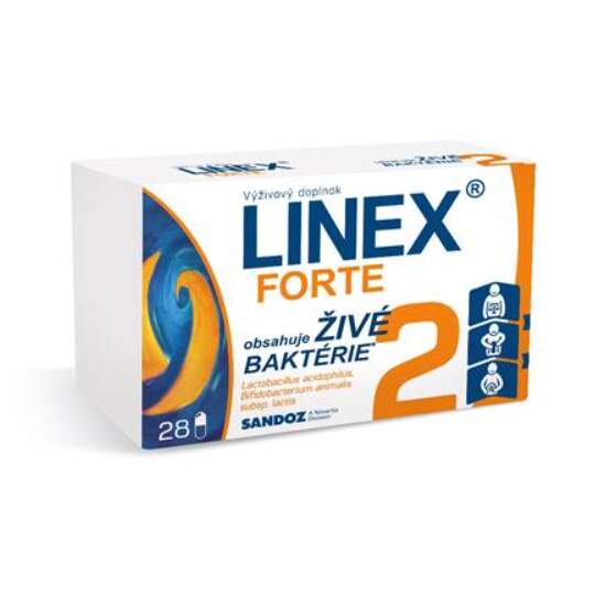 LINEX forte kapsuly 28ks