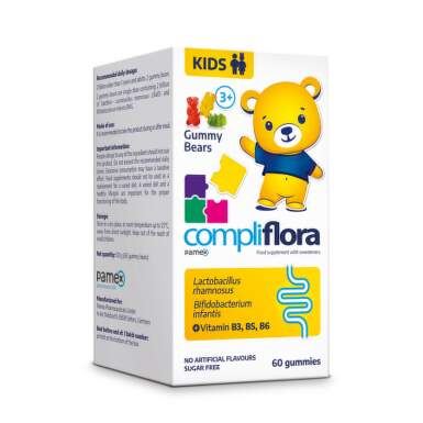COMPLIFLORA Kids želatínové medvedíky 60 ks