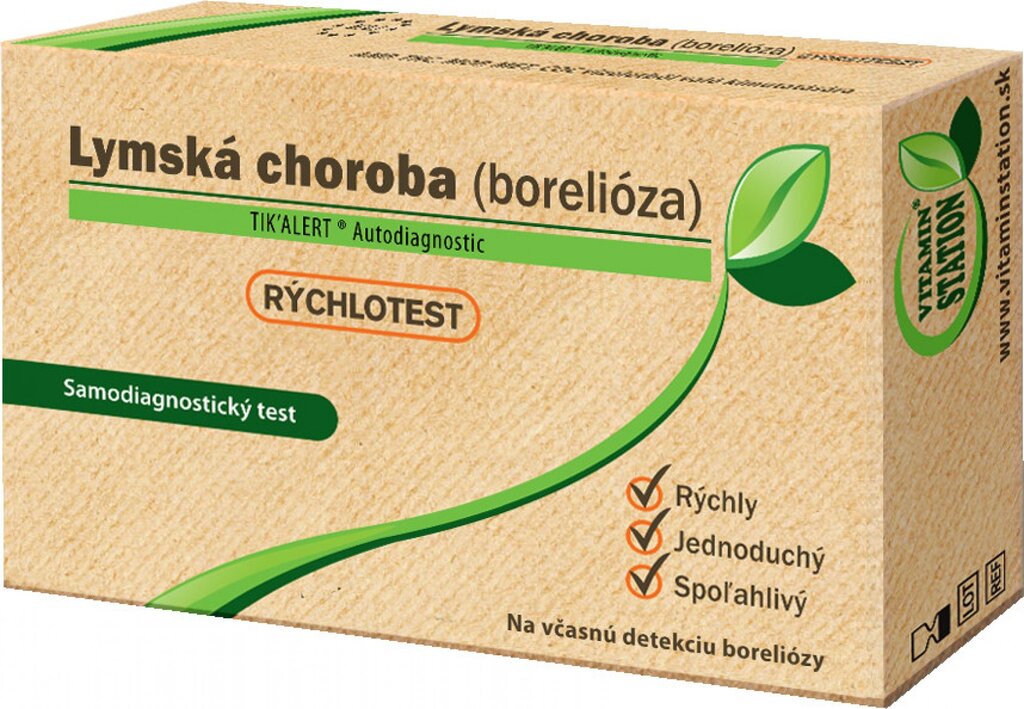 VITAMIN STATION Rýchlotest Lymská choroba samodiagnostický test z krvi 1 set