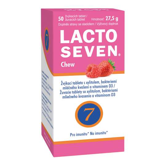 Vitabalans Lactoseven Chew mnd 50 tabliet