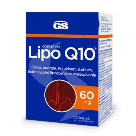 GS Koenzým Lipo Q10, 60 mg, 60 kapsúl