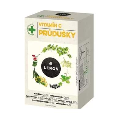 LEROS Vitamín C priedušky nálevové vrecká 30 g