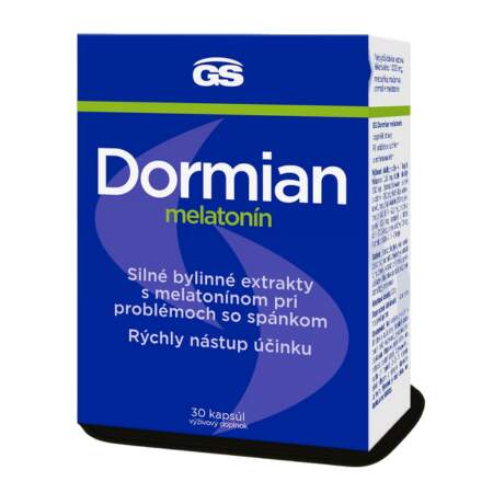 GS Dormian melatonín, 30 kapsúl